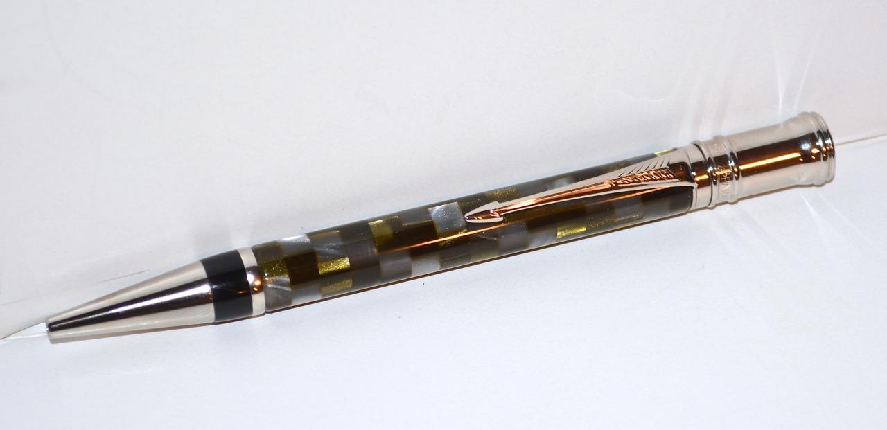 PARKER Duofold Rollerball - Pearlized Gray Mosaic