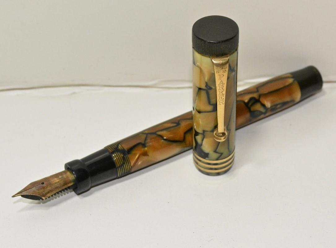 Parker Duofold Lucky Curve Fountain Pen