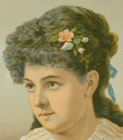 PAIR OF BEAUTIFUL VICTORIAN CHROMOLITHOGRAPHS