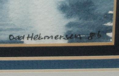 WATERCOLOR BY ODD HELMERSEN