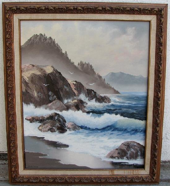 OIL ON CANVAS - SEASCAPE