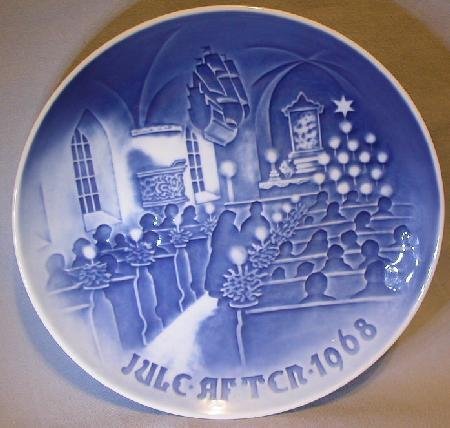 1968 CHRISTMAS PLATE