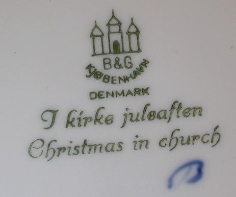 1968 CHRISTMAS PLATE