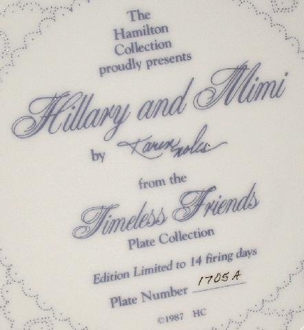 ANTIQUE DOLL COLLECTOR PLATE