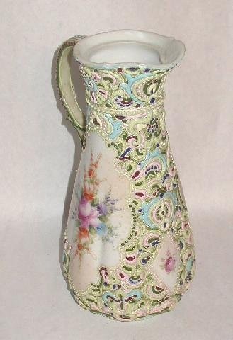 OUTSTANDING ENAMELED VICTORIAN CHOCOLATE POT