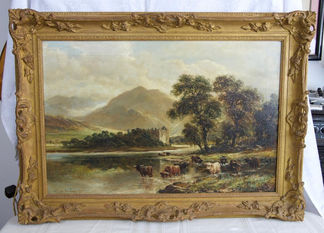 BEAUTIFUL WILLIAM LANGLEY - OIL ON CANVAS