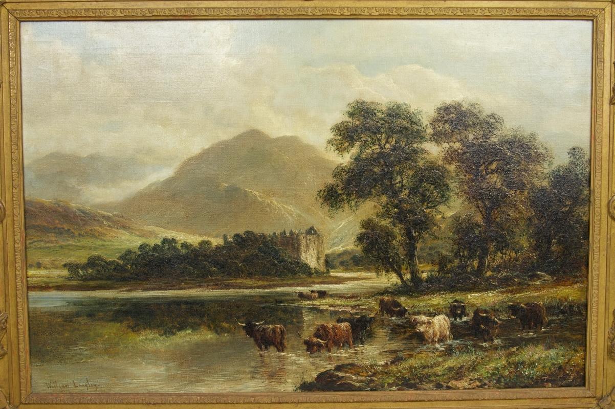 BEAUTIFUL WILLIAM LANGLEY - OIL ON CANVAS