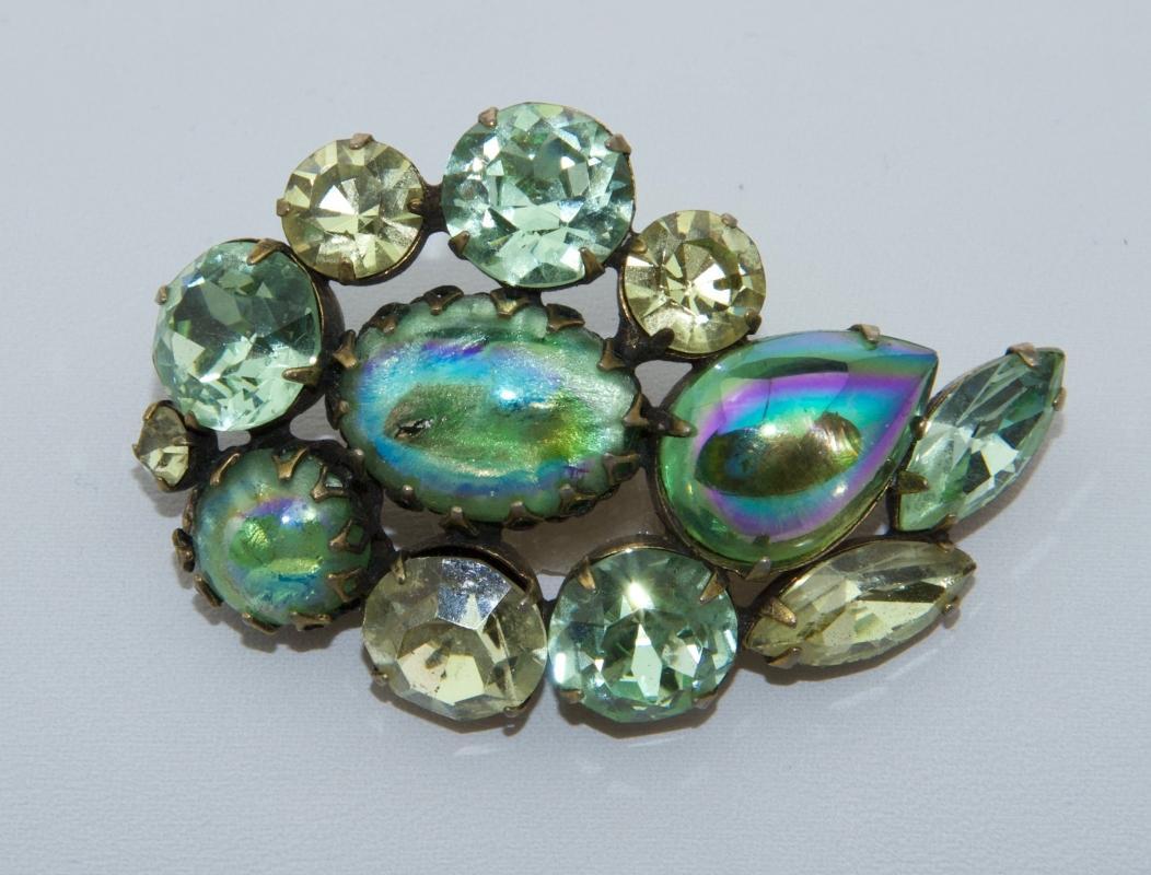 Outstanding Regency Aurora Borealis Brooch