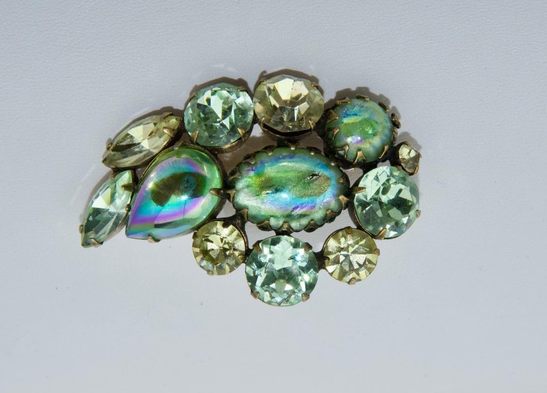 Outstanding Regency Aurora Borealis Brooch