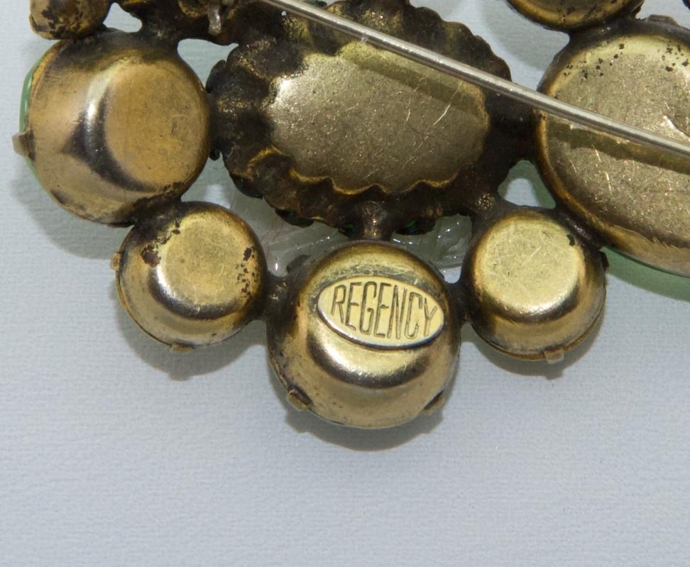 Outstanding Regency Aurora Borealis Brooch
