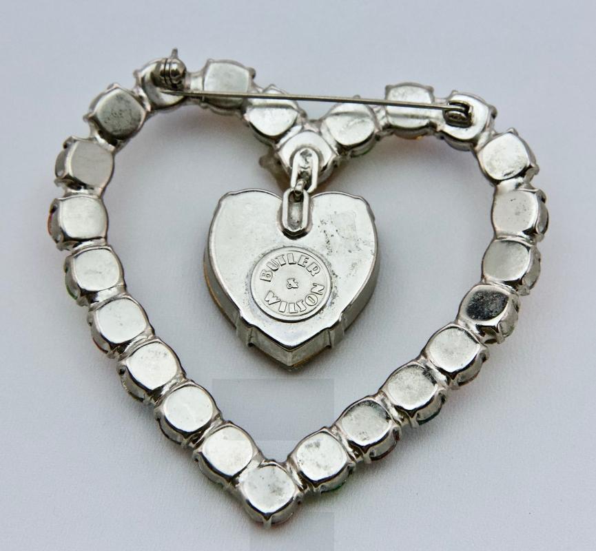 Outstanding Heart Brooch - by Butler & Wilson