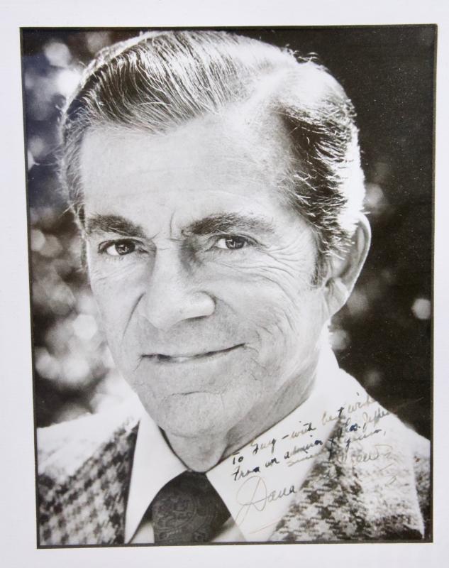 DANA ANDREWS - AUTOGRAPHED PHOTO AND LETTER