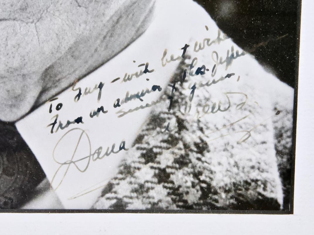 DANA ANDREWS - AUTOGRAPHED PHOTO AND LETTER