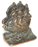 SAILING SHIP BOOKENDS