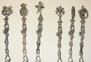 VERY ORNATE - 800 SILVER FORK AND PICK SET