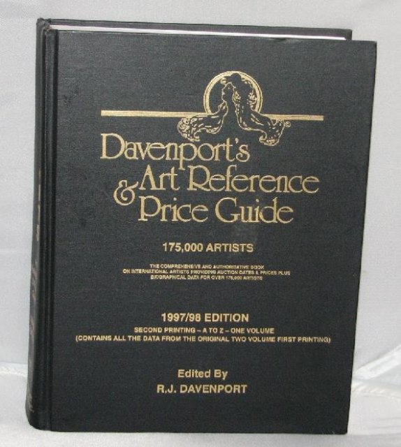 DAVENPORT'S ART REFERENCE AND PRICE GUIDE