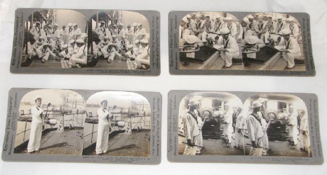 WORLD WAR I STEREOVIEWS - SET OF FOUR