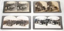 WORLD WAR I STEREOVIEWS - SET OF FOUR