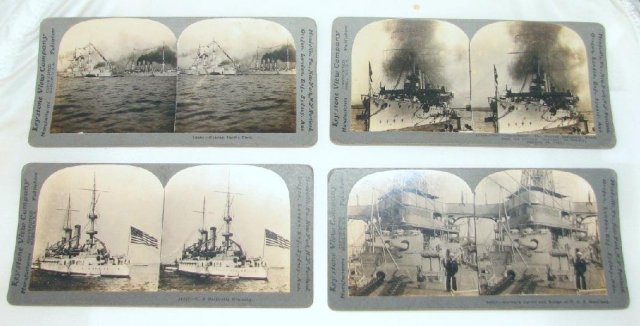 WORLD WAR I STEREOVIEWS - SET OF FOUR