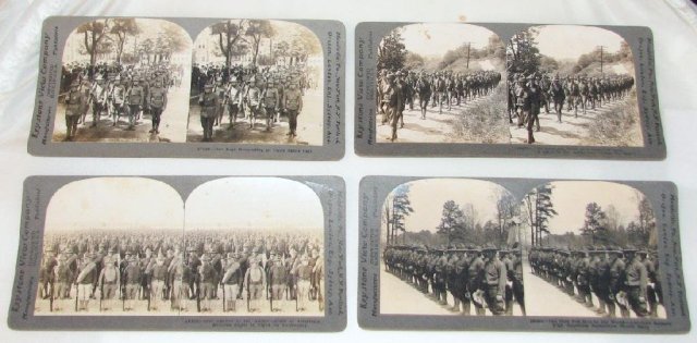 WORLD WAR I STEREOVIEWS - SET OF FOUR