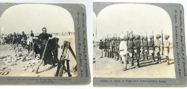 WORLD WAR I STEREOVIEWS - SET OF FOUR