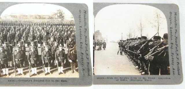 WORLD WAR I STEREOVIEWS - SET OF FOUR