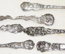 SET OF 12 STERLING SPOONS