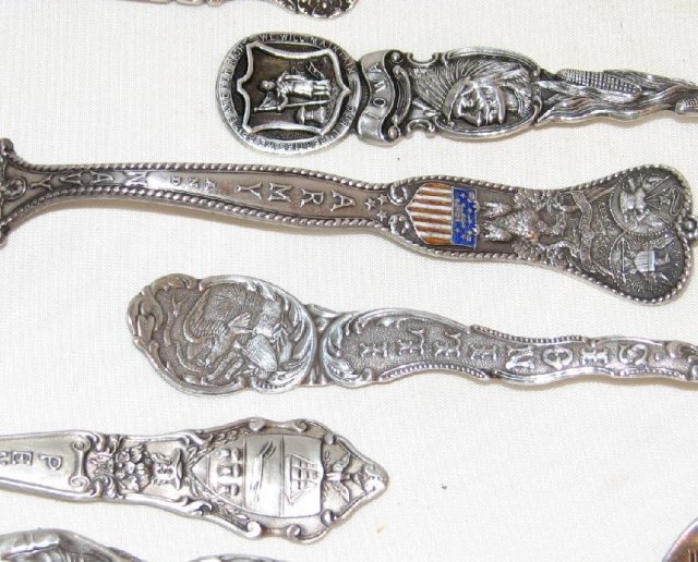 SET OF 12 STERLING SPOONS