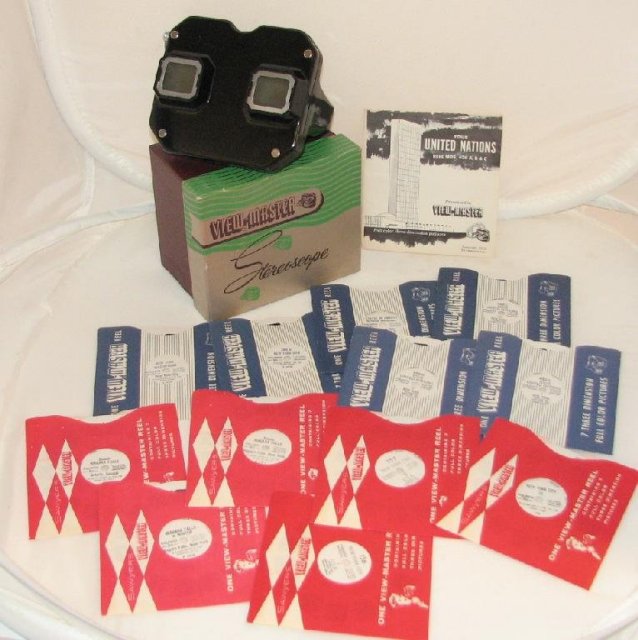 1950s VIEWMASTER WITH NEW YORK REELS