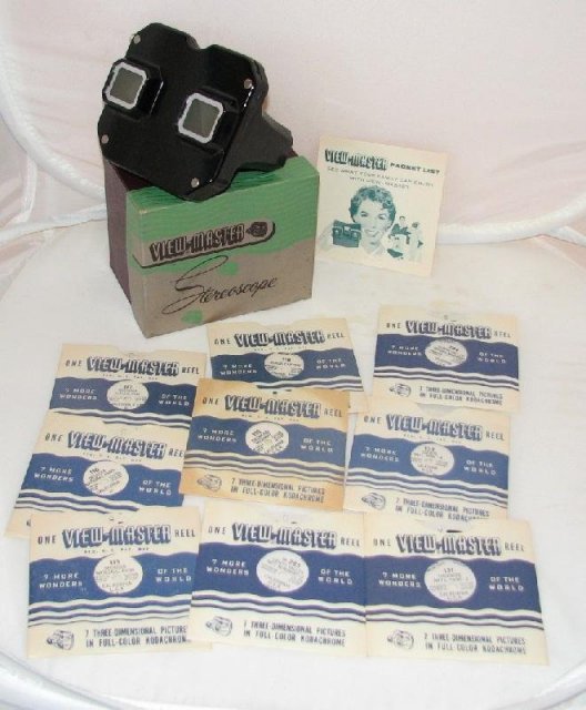 1950s VIEWMASTER WITH CALIFORNIA REELS