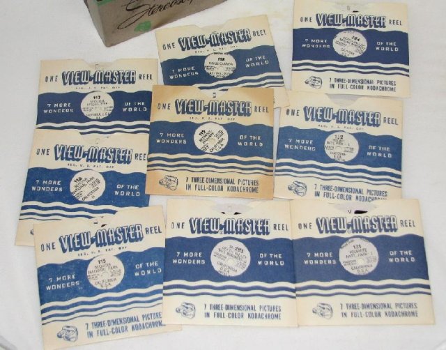 1950s VIEWMASTER WITH CALIFORNIA REELS