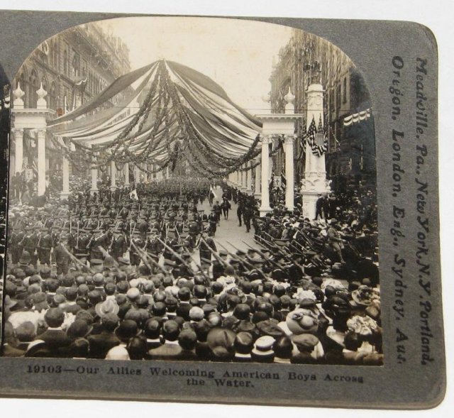 GROUP OF SIX WORLD WAR I STEREOVIEWS