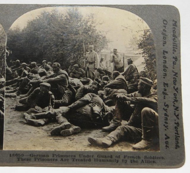 GROUP OF SIX WORLD WAR I STEREOVIEWS