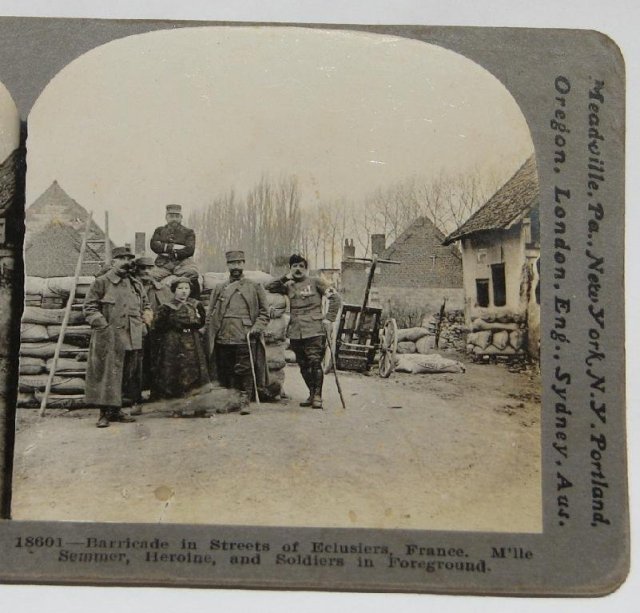 GROUP OF SIX WORLD WAR I STEREOVIEWS