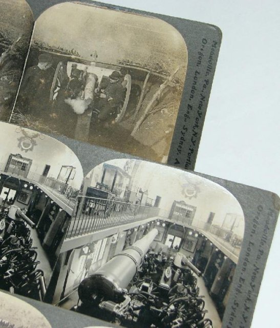 GROUP OF ELEVEN WORLD WAR I STEREOVIEWS