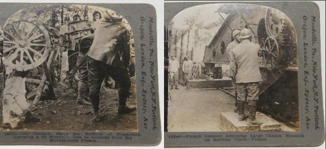 GROUP OF SIX WORLD WAR I STEREOVIEWS