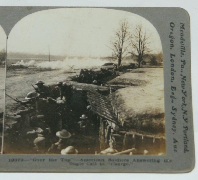 GROUP OF SIX WORLD WAR I STEREOVIEWS