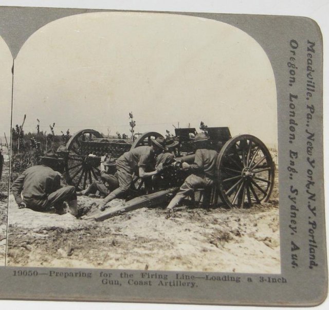 GROUP OF FOUR WORLD WAR I STEREOVIEWS