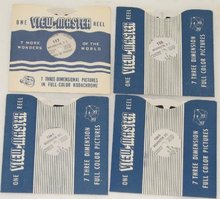 SET OF FIVE VIEWMASTER REELS FEATURING WASHINGTON DC