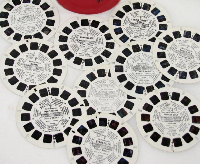 SET OF TEN DISNEY VIEWMASTER REELS