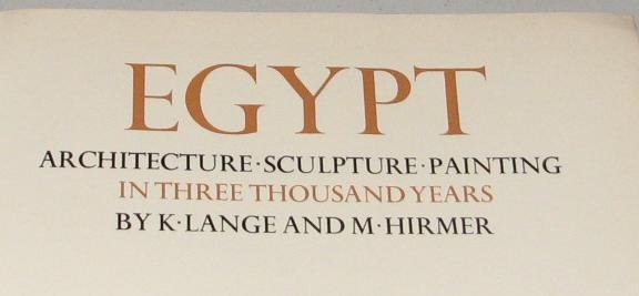 EGYPT - ARCHITECTURE - SCULPTURE - PAINTING