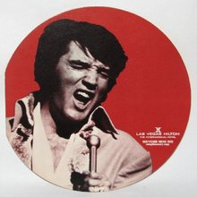 ORIGINAL ELVIS PRESLEY - 1972 SOUVINER MENU