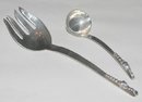 TWO STERLING SILVER PIECES BY F. RAMIREZ