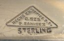 TWO STERLING SILVER PIECES BY F. RAMIREZ