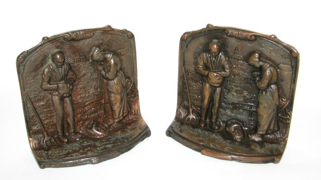 LOVELY BRASS BOOKENDS -