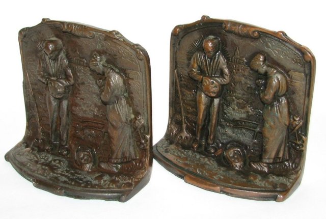 LOVELY BRASS BOOKENDS -