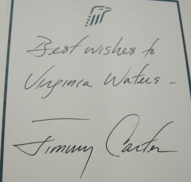 JIMMY CARTER AUTOGRAPHED BOOK - WE CAN HAVE PEACE IN THE HOLY LAND