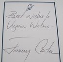 JIMMY CARTER AUTOGRAPHED BOOK - BEYOND THE WHITE HOUSE