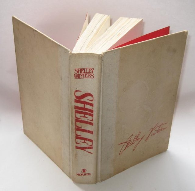 SHELLEY WINTERS AUTOGRAPHED AUTOBIOGRAPHY