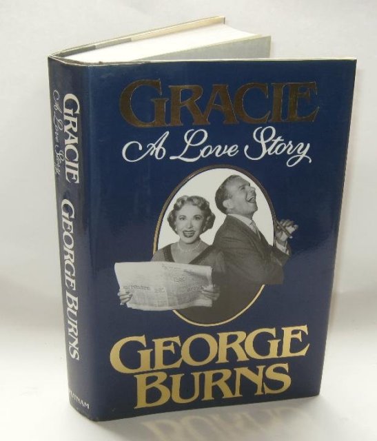 GEORGE BURNS AUTOGRAPHED BOOK -